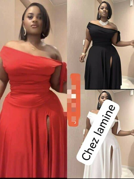 Élégante Robe Fendue