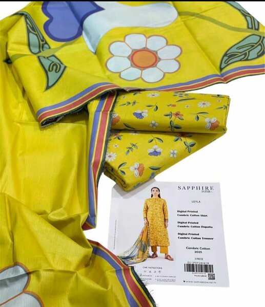 Sapphire Cambric cotton