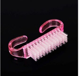 2Pcs Multi Purpose Handle Grip Nail Brush, Fingernail Scrub Cleaning Brushes for Toes and Nails Cleaner, Pedicure Brushes for Men and Women 2 in Pack