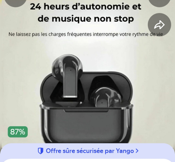 Écouteurs sans fil Bluetooth