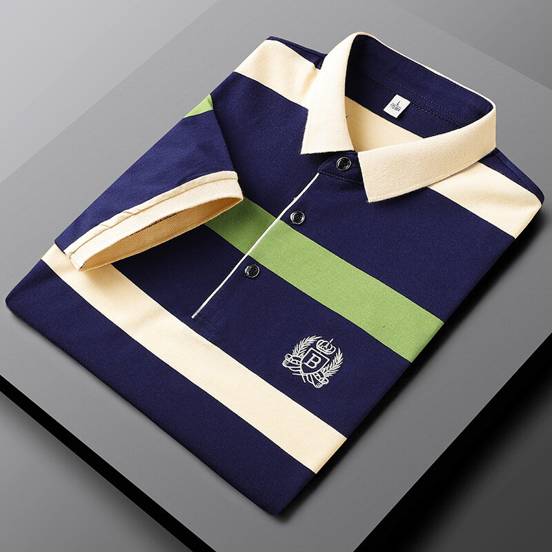 Polo classique rayé homme