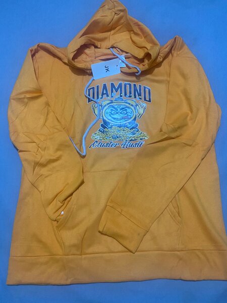 Sweat à capuche jaune