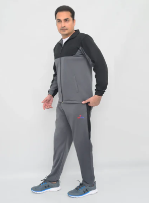  Men's Tracksuit charcoal grey Regular set