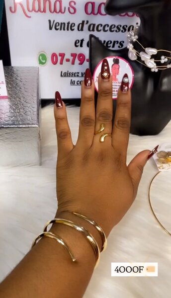 Bracelet et bague élégants