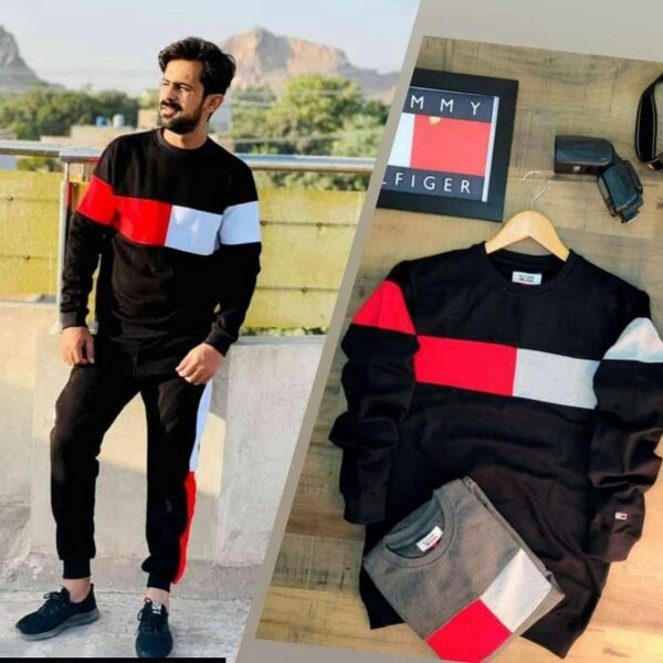 2 pcs man's polyester track suit