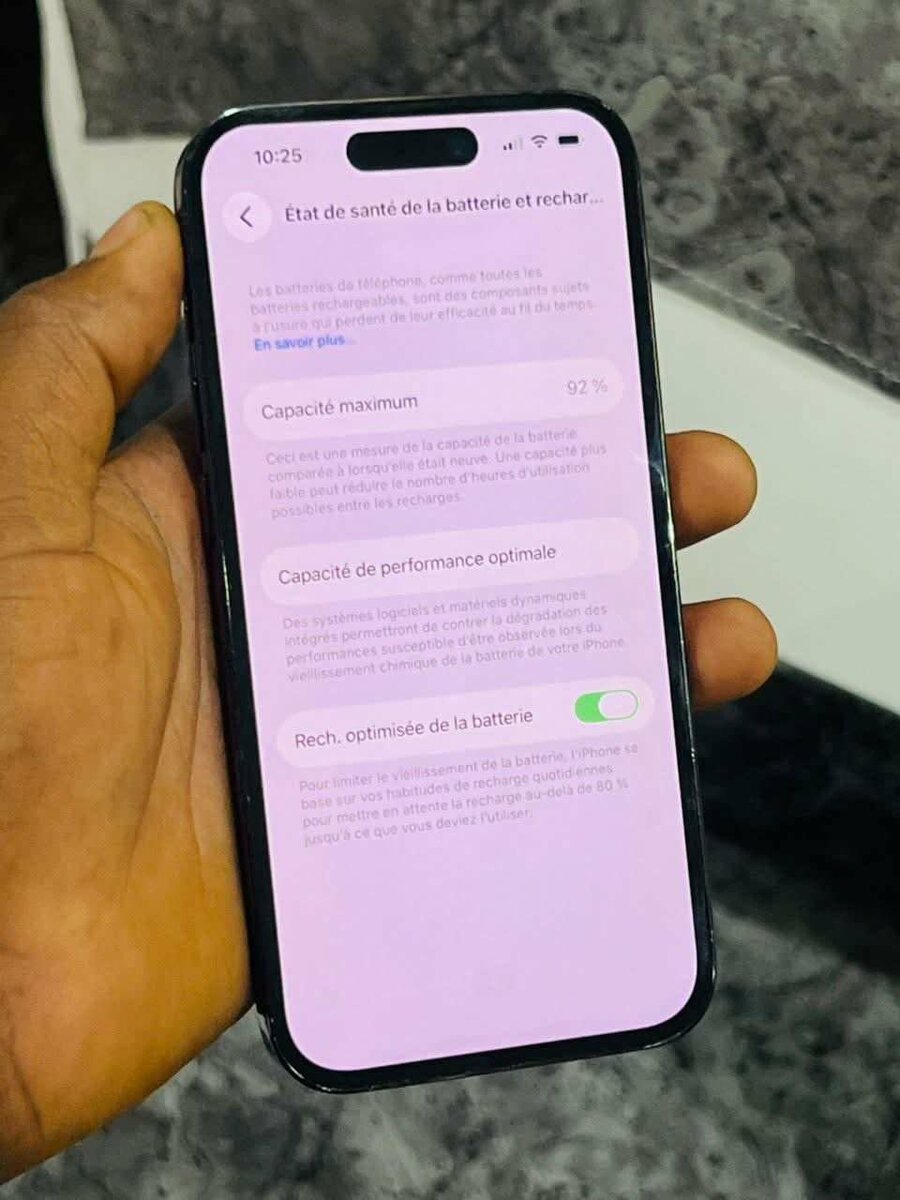 Smartphone moderne 128 Go