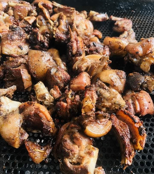 PORC AFRICAIN BRAISÉ