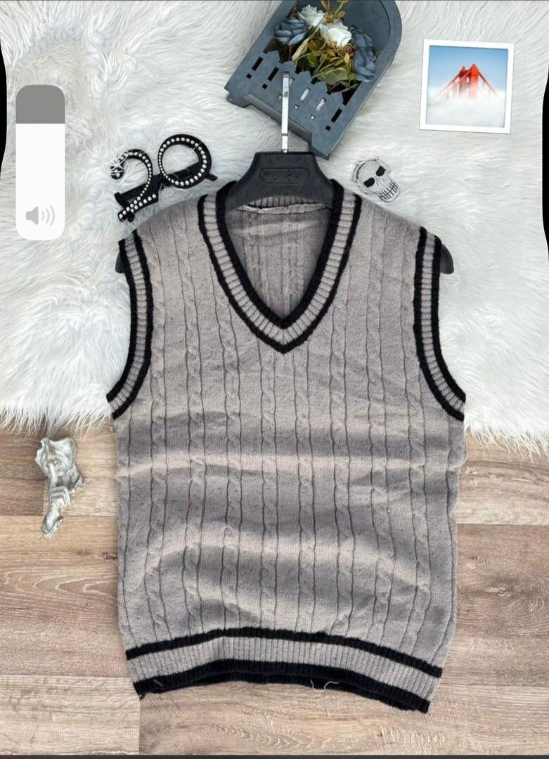 Chic Gilets Tricotés Sans Manches