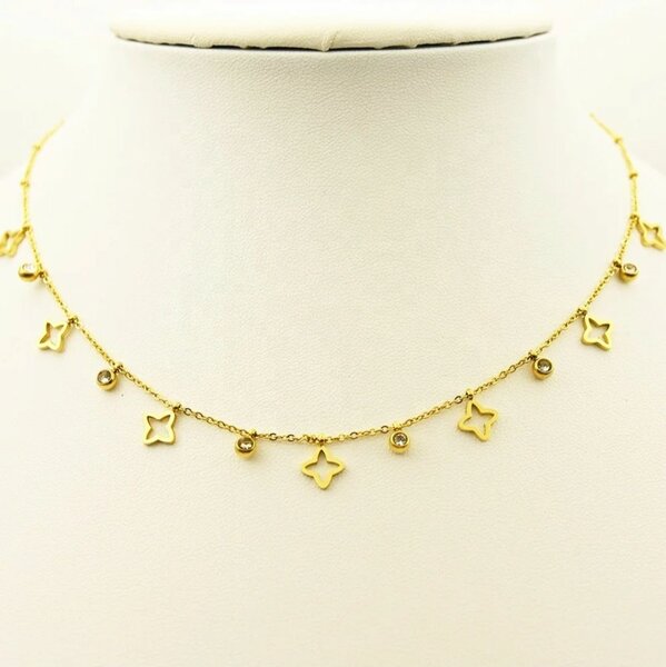 Gold Star Charm Necklace