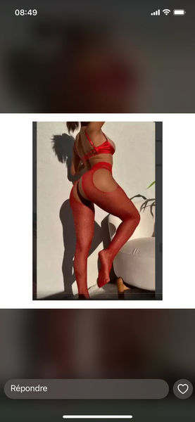 Body résille doux et sexy