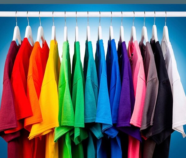 T-shirts colorés unisexes