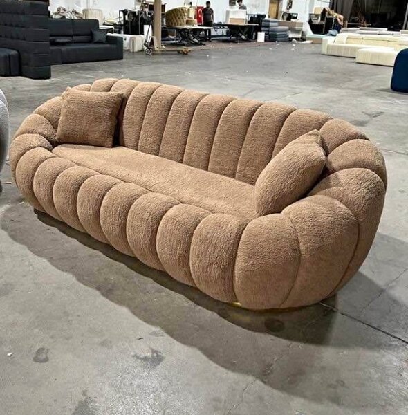 Canapé moderne en peluche