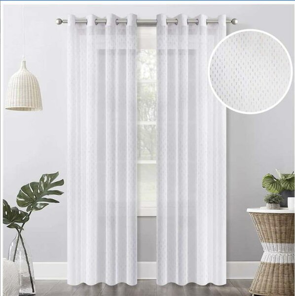 Voilage White Sheer Curtains