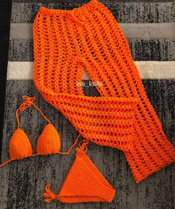 Crochet bikini set