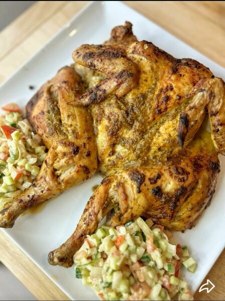 Poulet braisé épicé