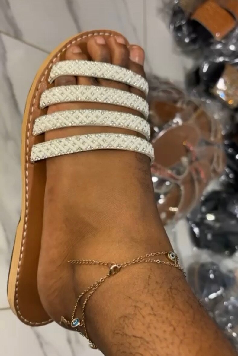 Sandales Éblouissantes Strass