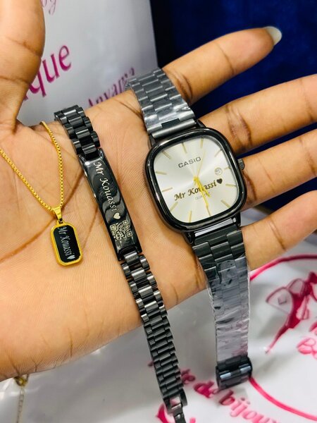 Bracelet, chaîne et montre personnalisés