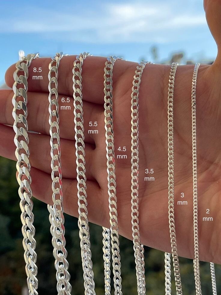 Chaînes tendance en acier inoxydable