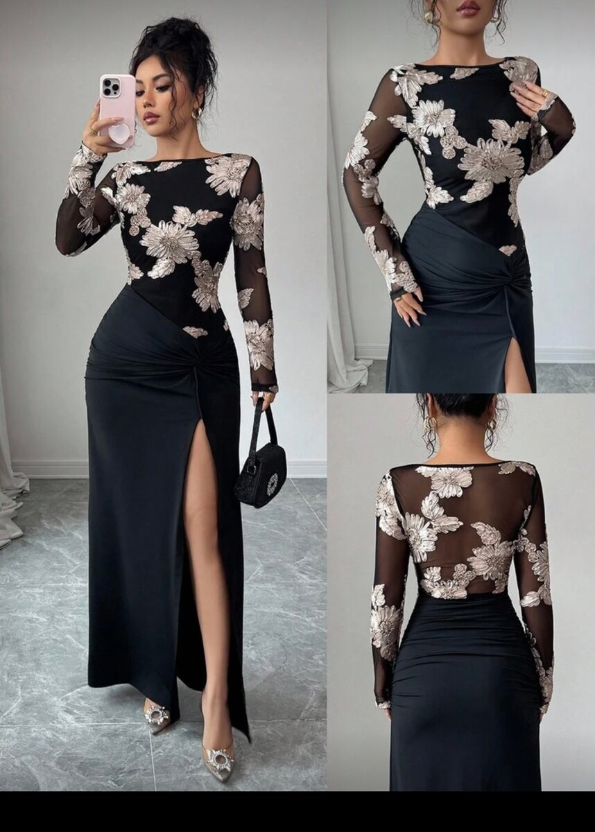 Robe élégante soirée femme