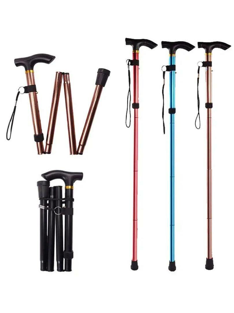 Foldable walking stick