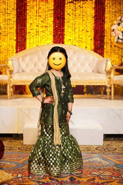 Mehndi dresses for girls-- in 3 sizes