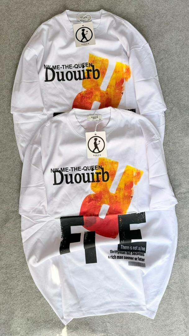 T-shirts graphiques colorés unisexes