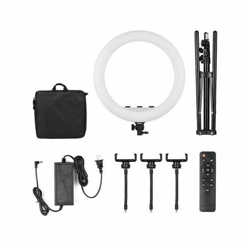 22 Inches RGB RING Light With 3 Phone Holders, Remote, 2.1 T