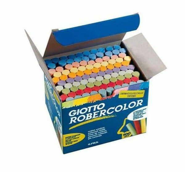 Paquet de 100 Craies couleur