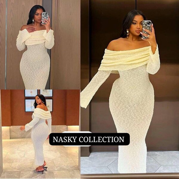 Robe Glamour Épaules Dénudées