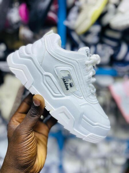 Baskets Blanches Chunky Femme