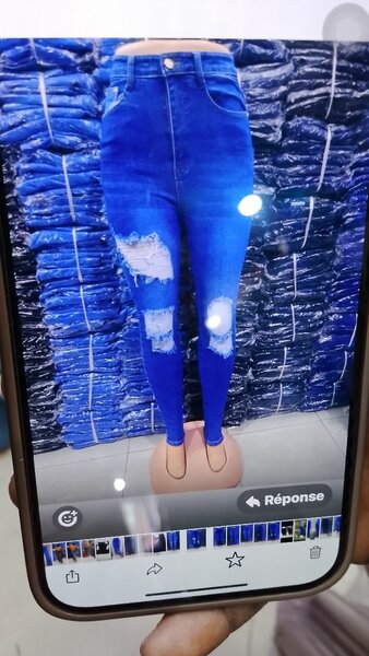 Jean déchiré tendance