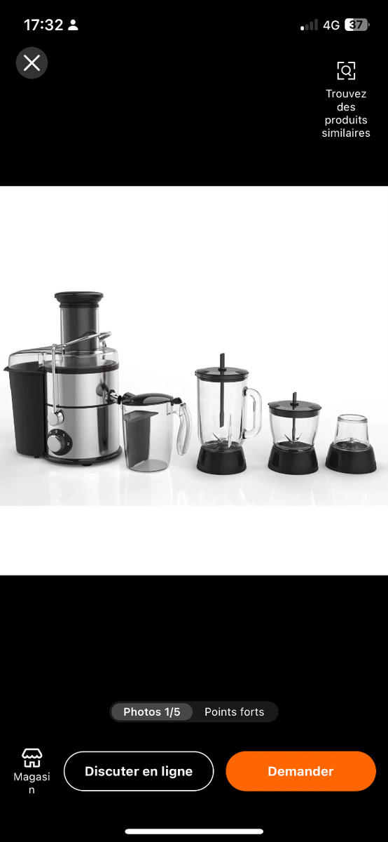 Extracteur de jus 4 en 1