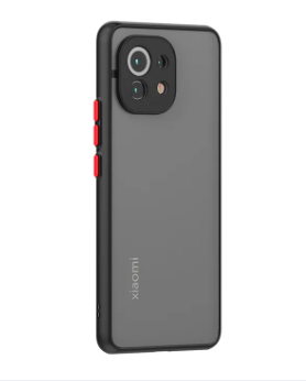 For Xiaomi Mi 11 Lite 2021 - High Quality Matte PC Back Soft TPU Frame Shockproof Color Button with Camera Protection Lens Protection Camera Protective Back Cover Case For Xiaomi Mi 11 Lite 2021