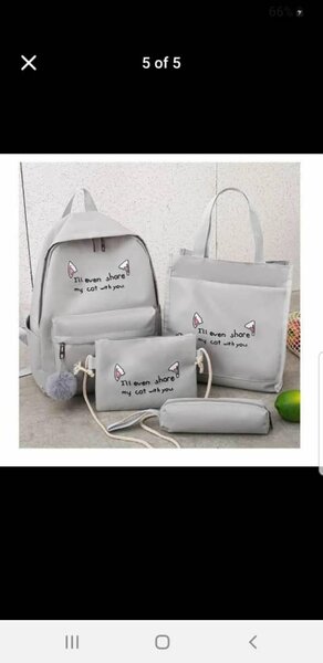 4 piece set bag