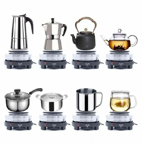 500W Mini Electric Coffee Stove 5-Gear Tea Heater Oven YQ-10