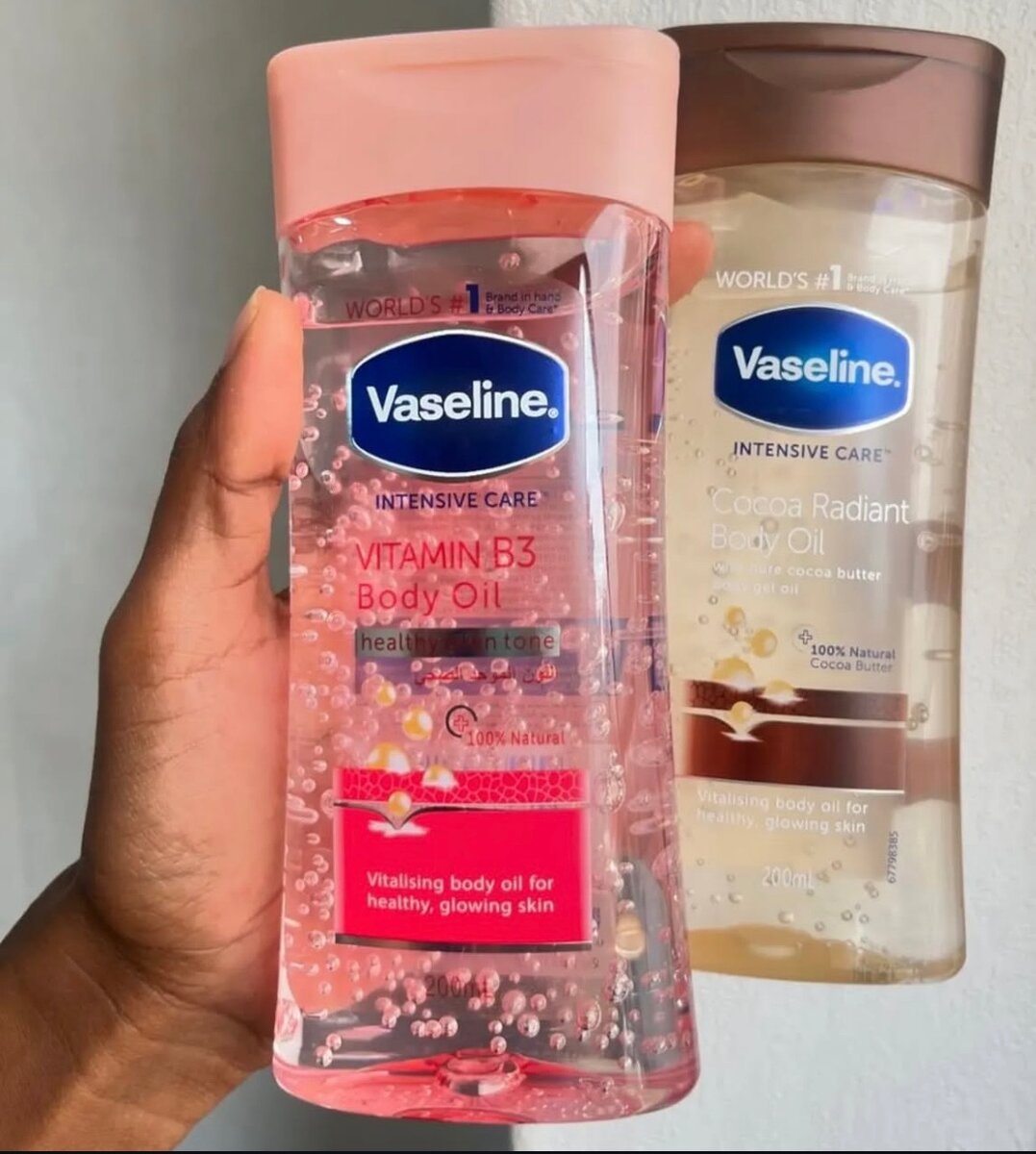 Vaseline body oil