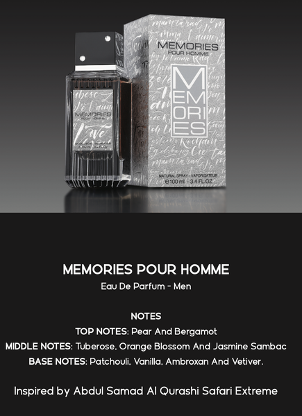 Parfum Memories Pour Homme