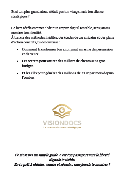 Livre: BUSINESS DANS L'ANONYMA