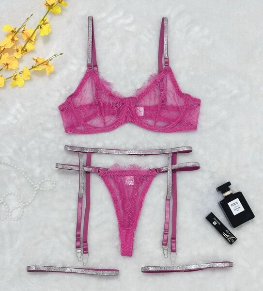 3 piece lingerie