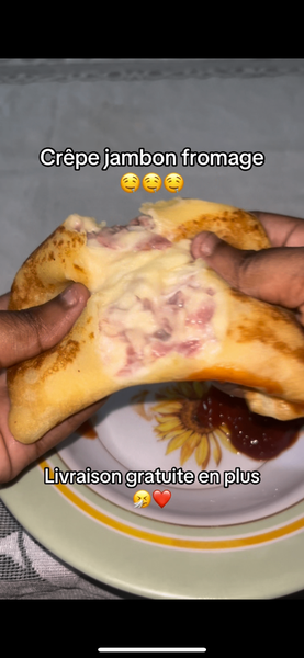 (2) crêpe jambon fromage
