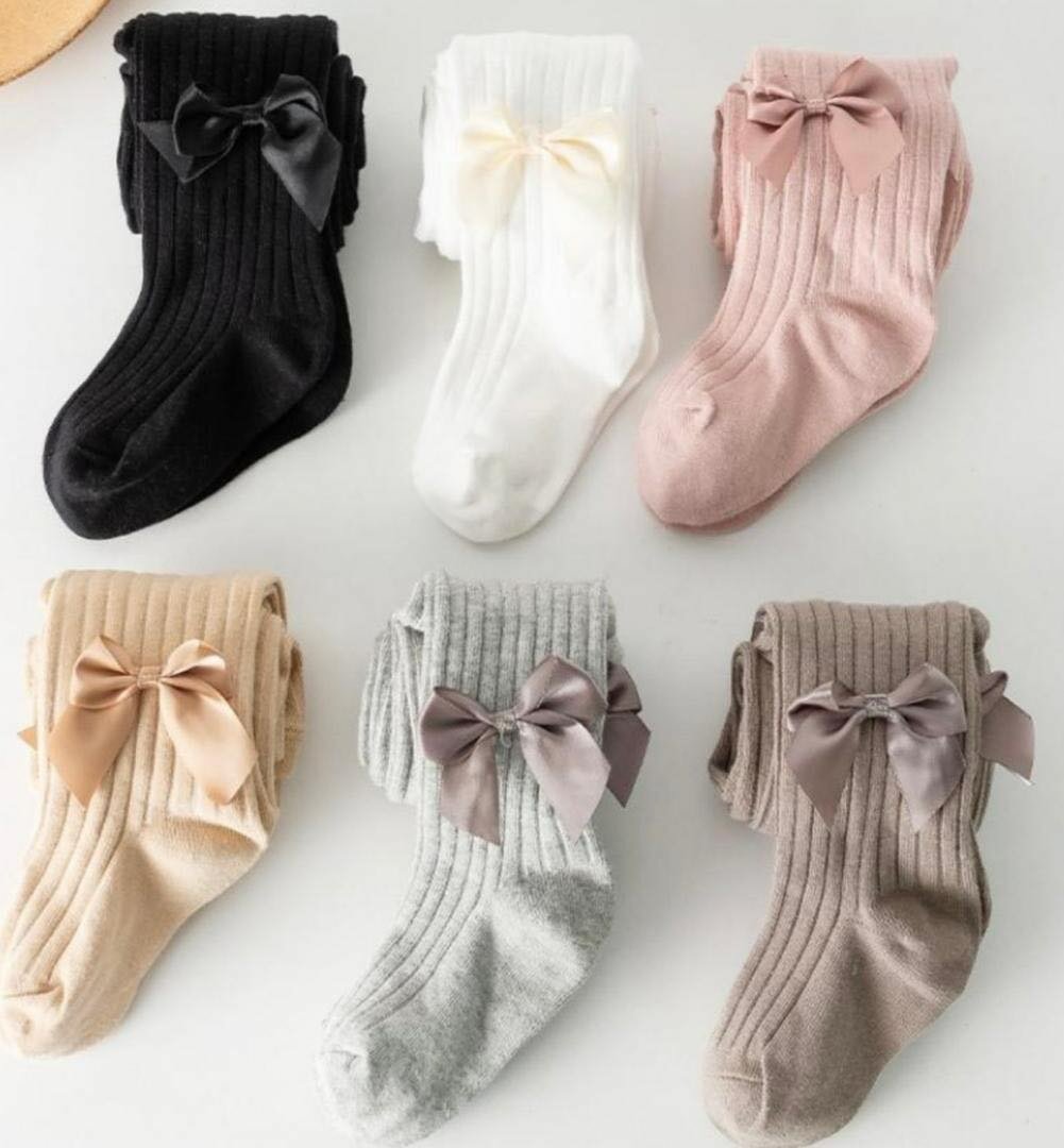 Chaussettes et Bandeaux à Nœud Enfants