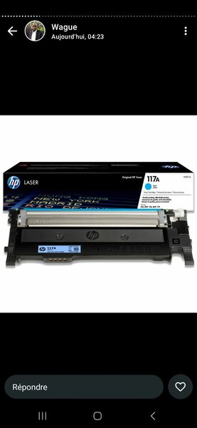 Toner hp 117 A original
