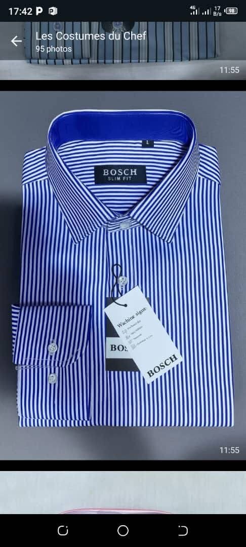 Chemise homme ajustée élégante