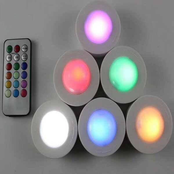 6Lots Lumière led multicolores