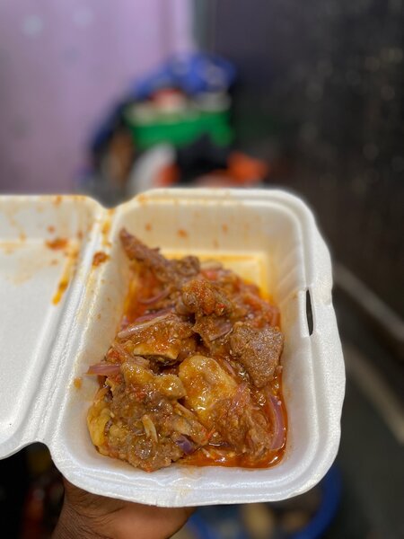 Plat de viande épicée