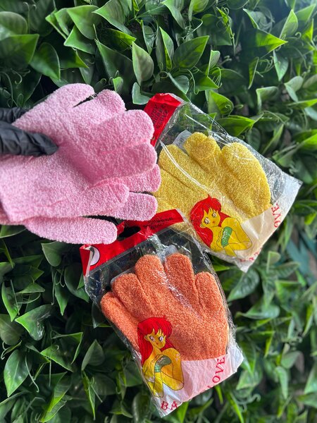 Gants Exfoliants Multicolores