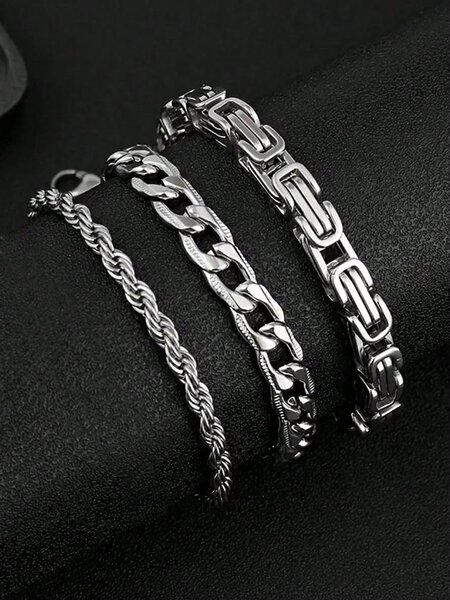 Bracelets en acier inoxydable