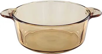 Cocotte en verre avec couvercle