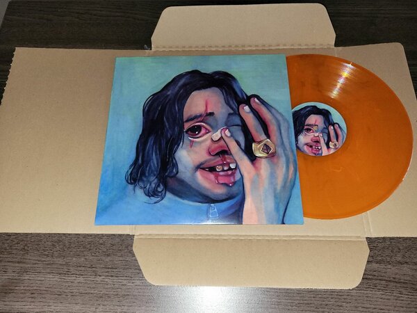 Russ Santiago Vinyl Orange Record
