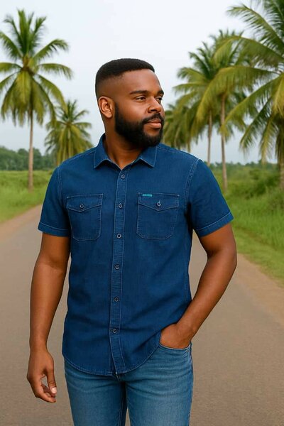 Chemise en jean tendance